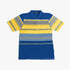 Urban Life Mens Golfer Royal Blue Yellow Stripe | Urban