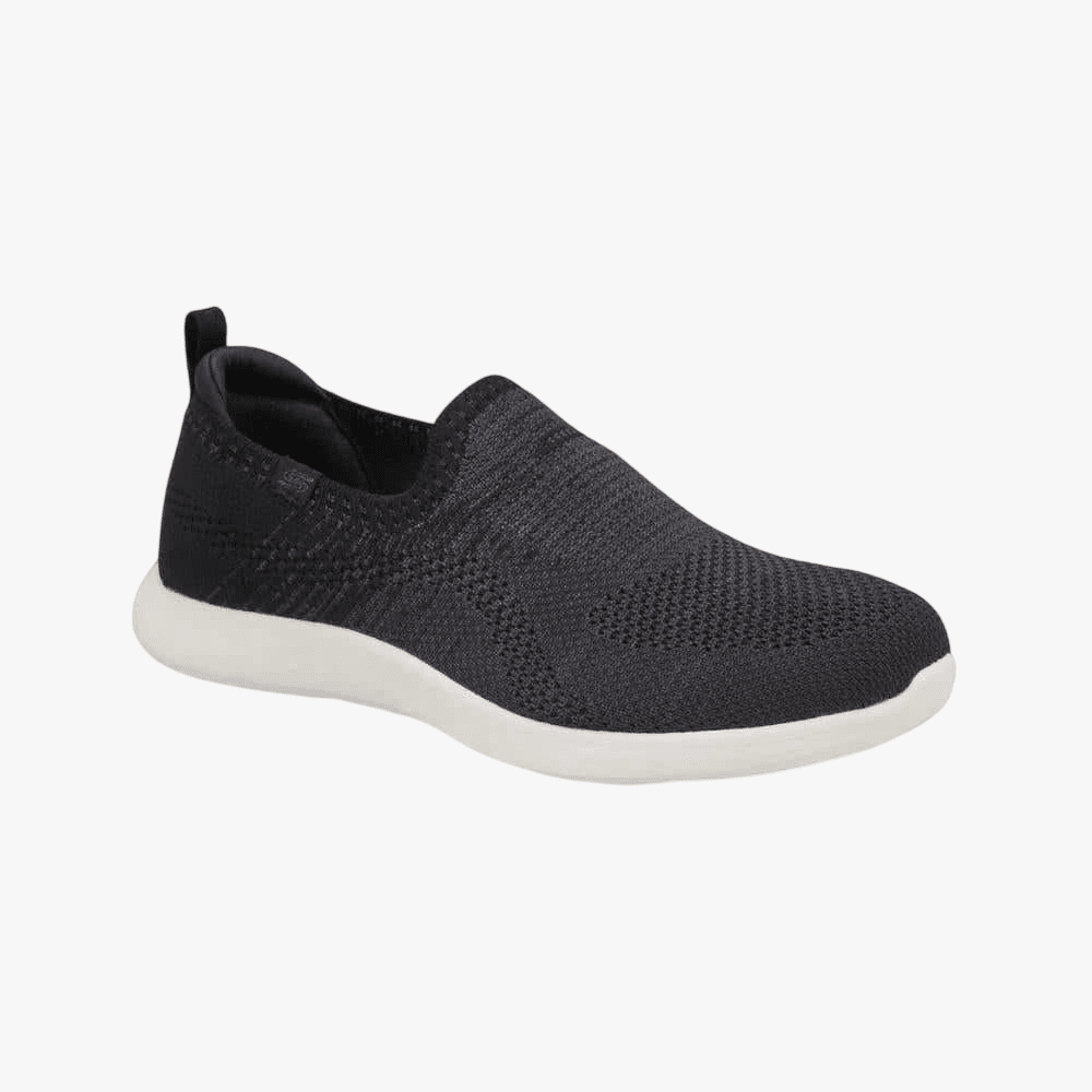 Skechers Womens Vapour Foam Lite Sneaker Black Charcoal