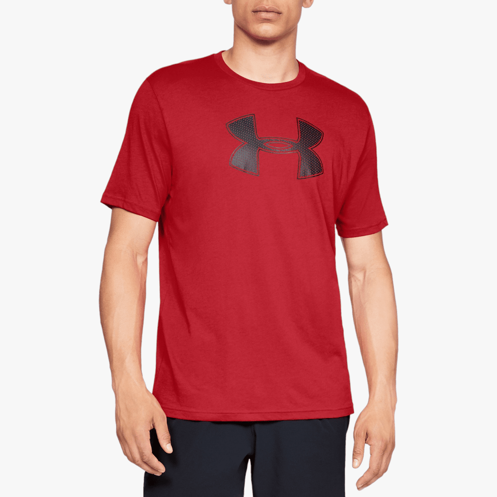 Under Armour Mens Big Logo Short Sleeve Tee Red/Black | Under Armour