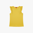 Guess Girls Sangallo Frill Sleeve Tee Yellow | Guess