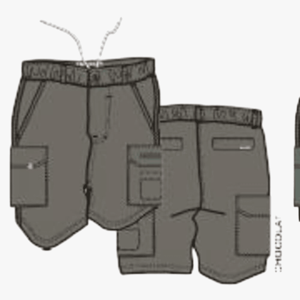Kakiebos Mens 14Cm Elasticated Shorts Chocolate | Kakiebos