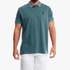 Polo Mens Pjc Overdyed Short Sleeve Golfer Teal | Polo