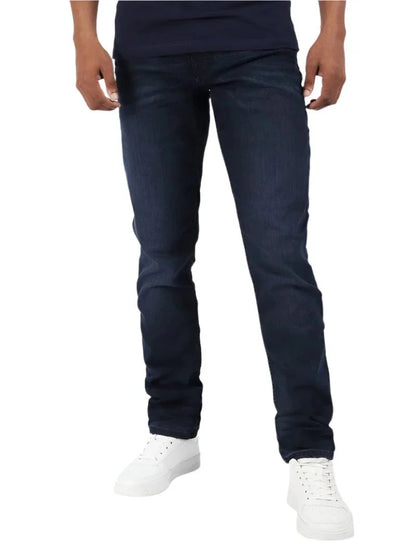 Guess Mens Slim Tapered James Dark Wash Jeans | Guess