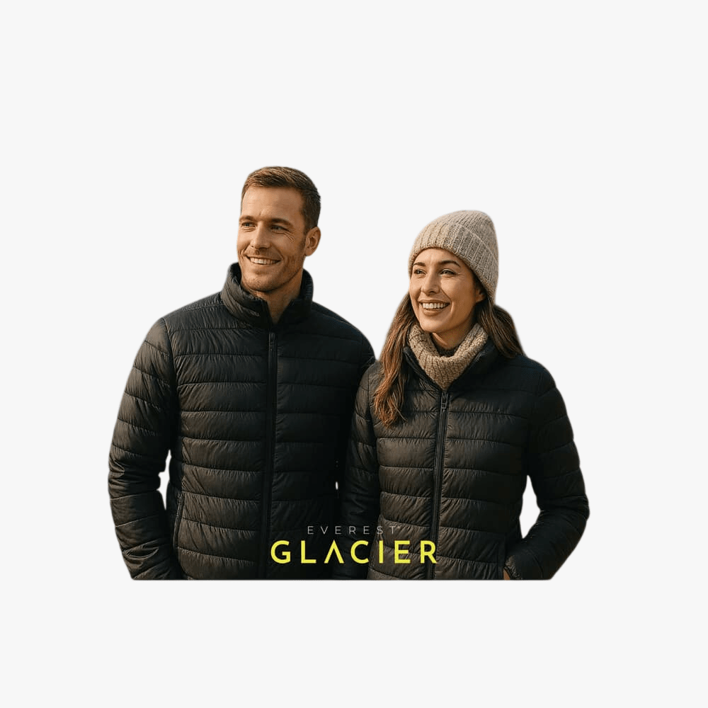 Everest Glacier Puffer Jacket Black | Everest