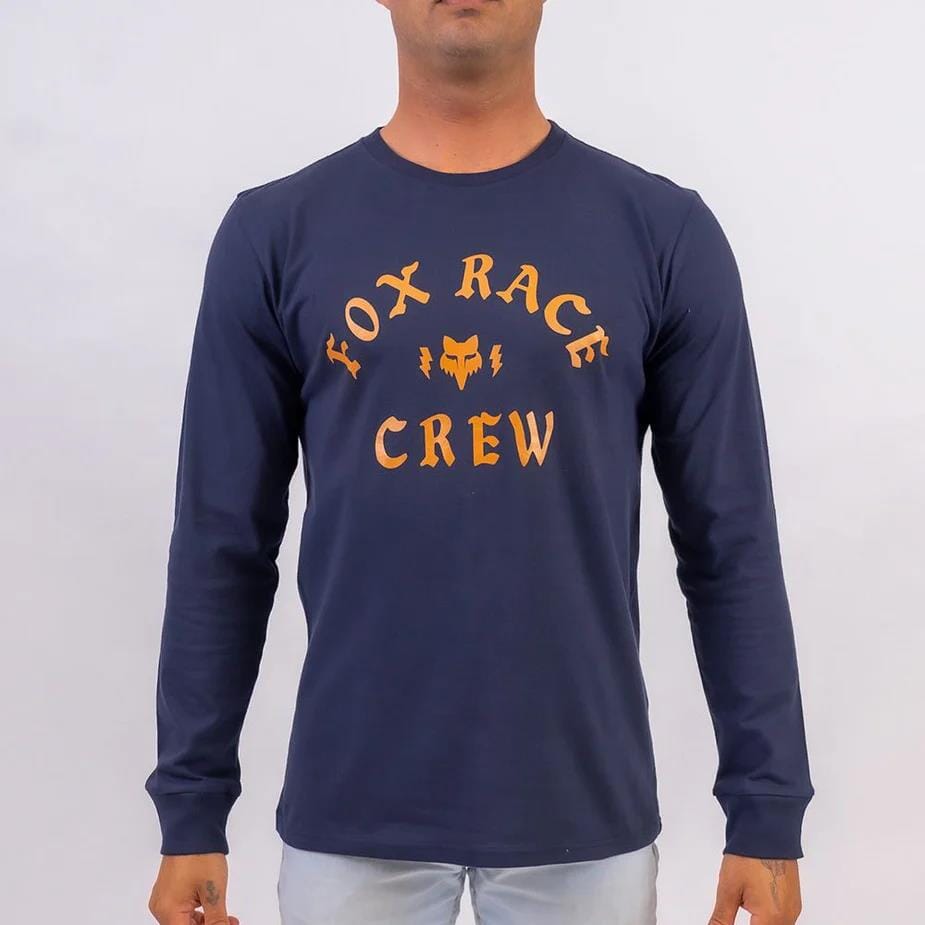 Fox Mens Brand Ext Long Sleeve Tee Navy | Fox