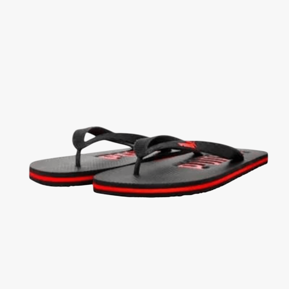 Puma Mens Ess First Flip Sandal Black Red | Puma