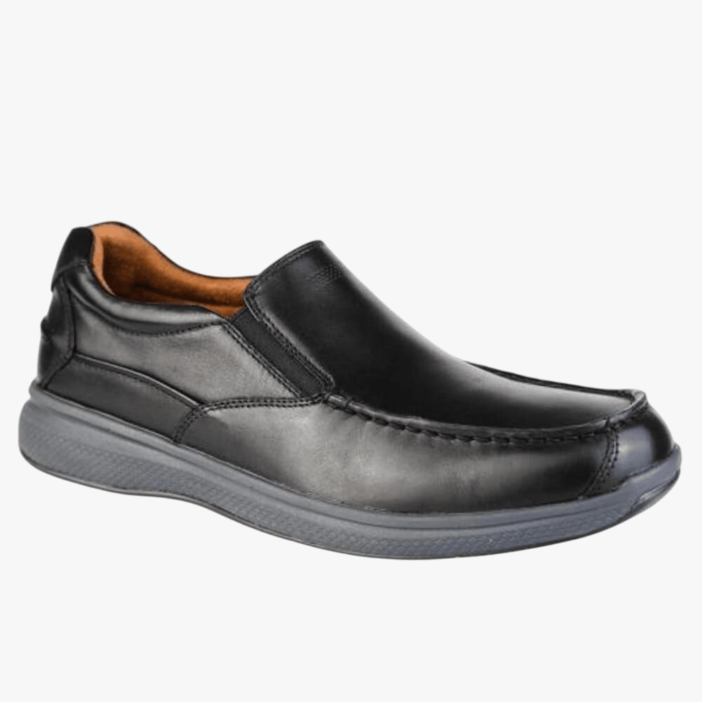 Florsheim Mens Great Lakes Moc Toe Slip On Black | Florsheim