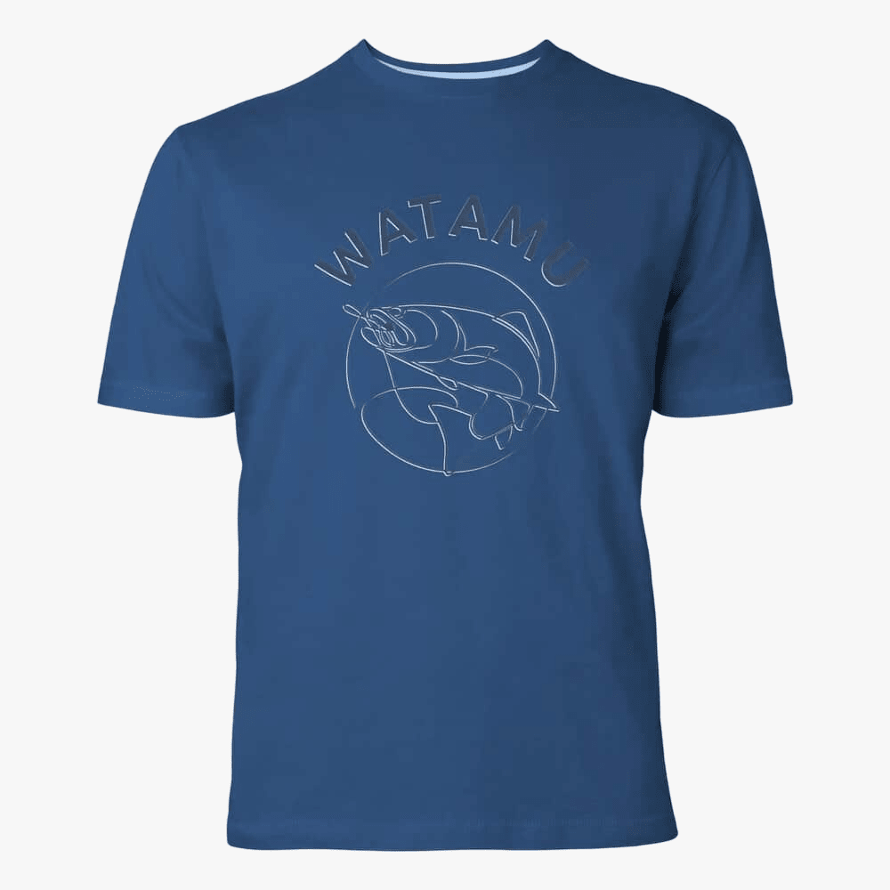 Watamu Mens Hooked Short Sleeve Tee Navy | Watamu
