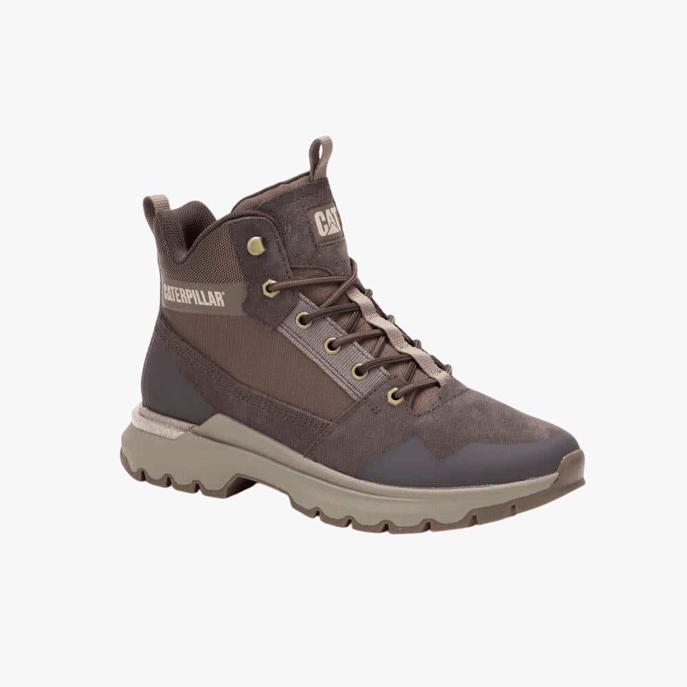 Caterpillar Mens Colorado Mid Sneaker Coffee Bean Rain Drum | Caterpillar