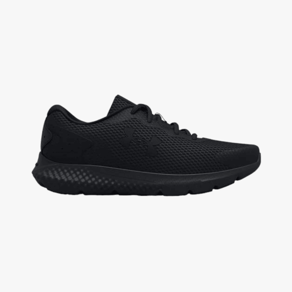 Under Armour Boys Charged Rogue Sneaker 002 Black | Under Armour