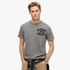 Superdry Mens Vintage Athletic Chest Tee Grey Superdry