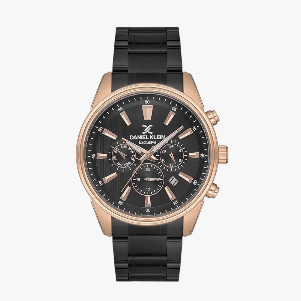 Daniel Klein Mens Exclusive Chronograph Stainless Steel Strap | Daniel Klein