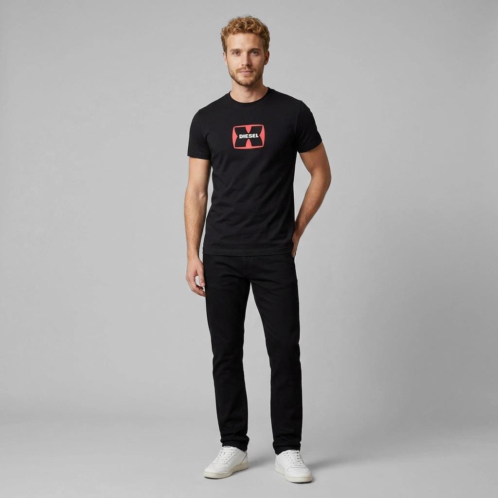 Diesel Mens X Logo Tee Black | Diesel