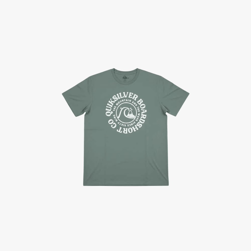 Quiksilver Mens Too Fine Short Sleeve Tee Pine Grey | Quiksilver