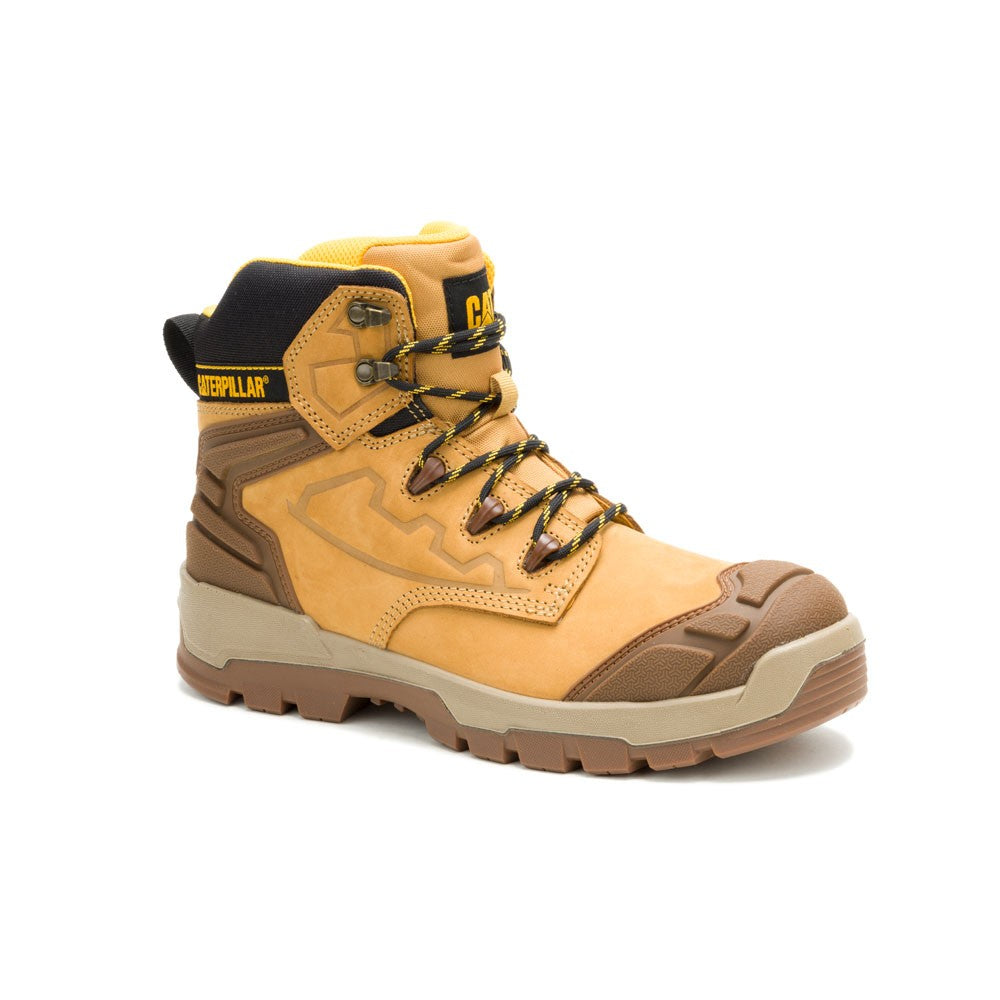 Caterpillar Mens Striver Xl 6" S3 Fo Sc Lg Hro Sr Boot Honey