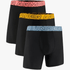 Under Armour Mens Perf Cotton 6" 3 Pack Boxer 006 Black | Under Armour