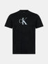Calvin Klein Mens Contrast Logo Tee Black | Calvin Klein