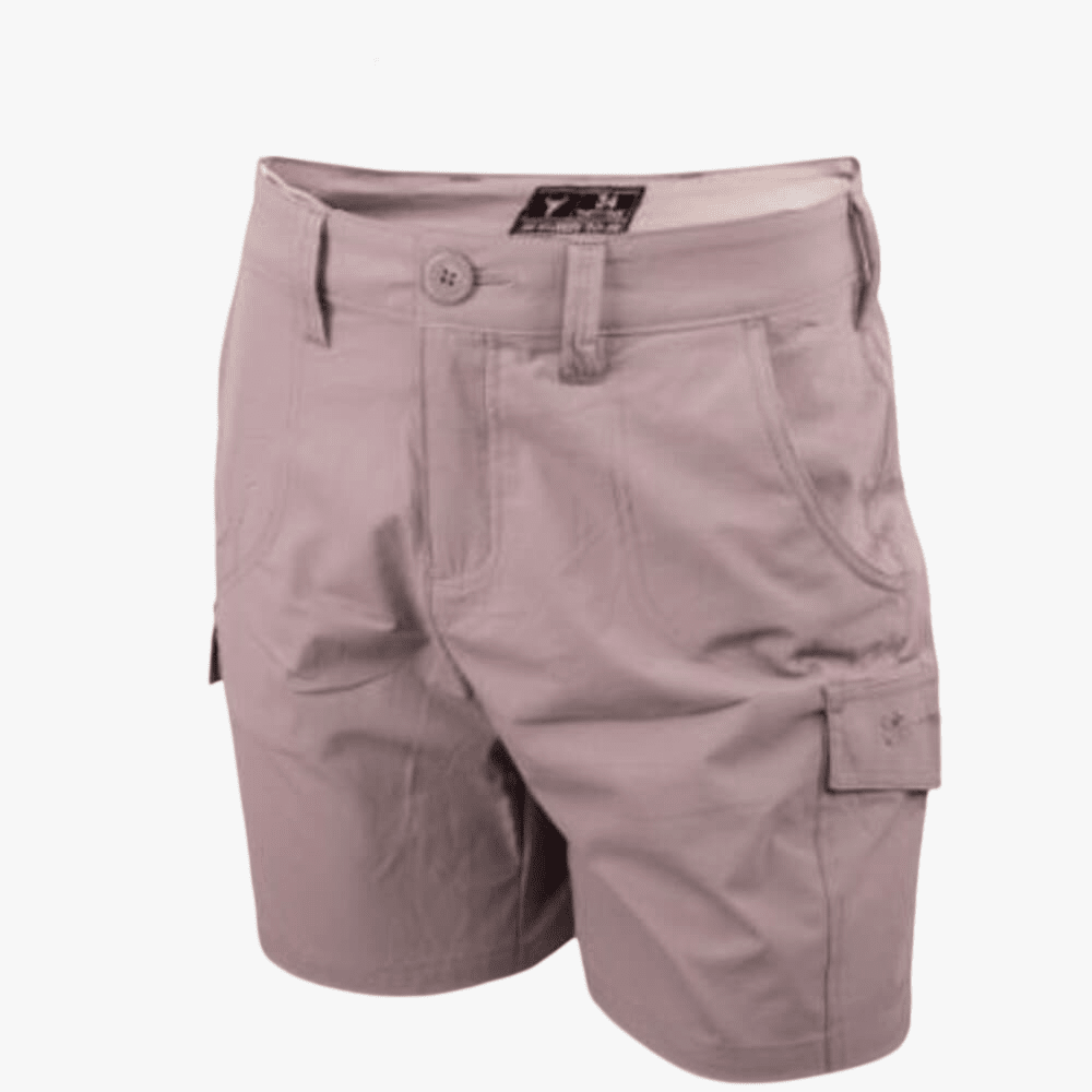Wildebees Womens Stretch Tech Hiker Shorts Silver Grey | Wildebees