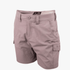 Wildebees Womens Stretch Tech Hiker Shorts Silver Grey | Wildebees