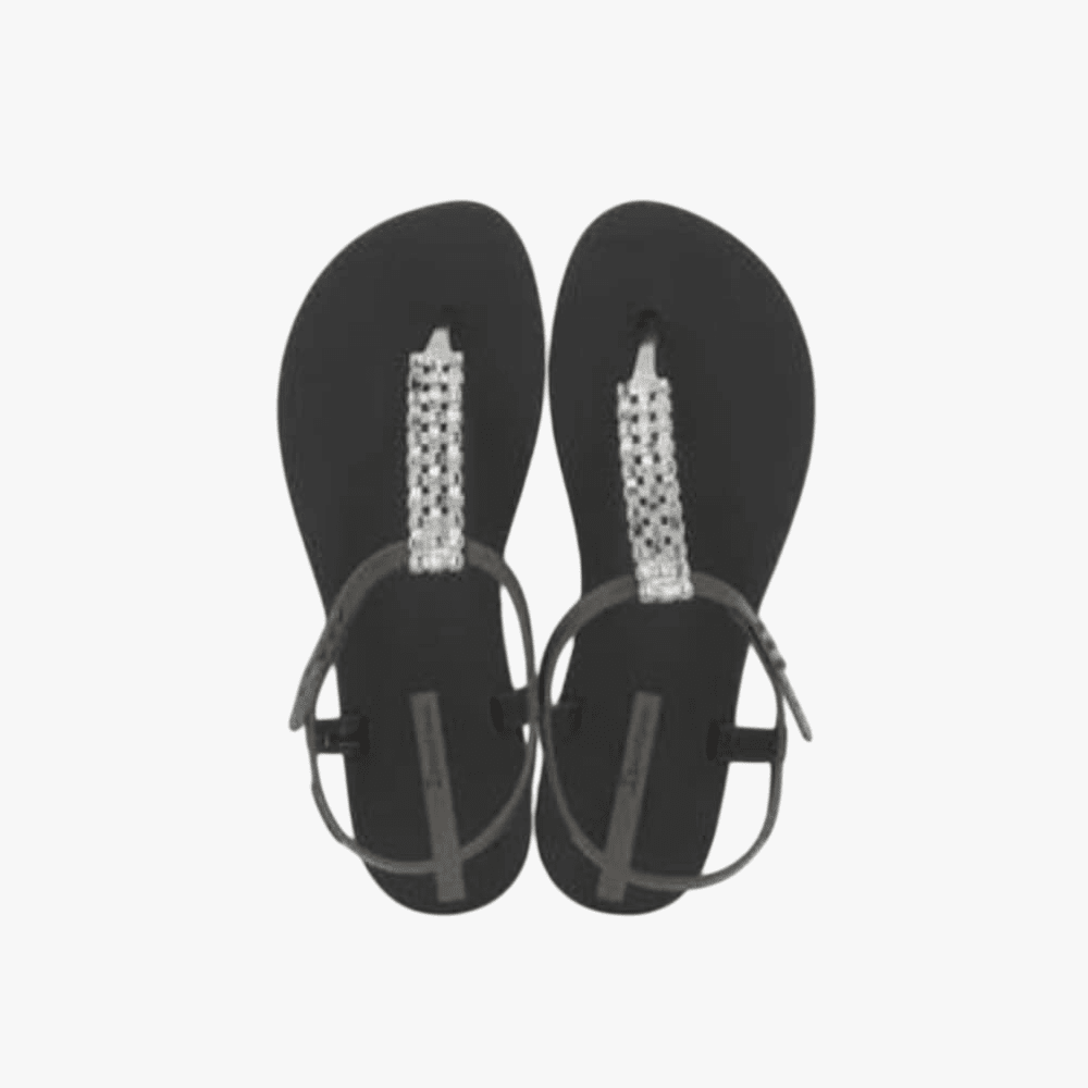 Ipanema Womens Modern Craft Sandal Black Silver | Ipanema