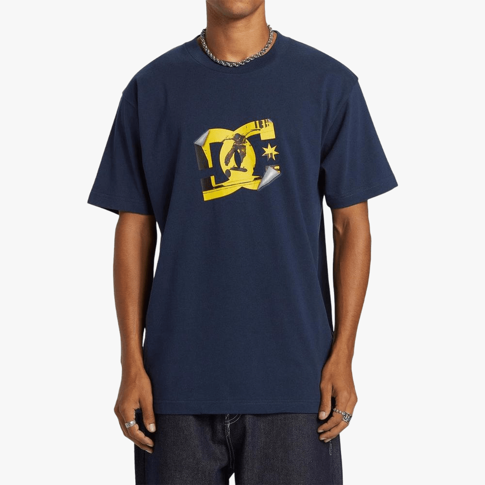 Dc Mens Peel It Photo Hss Short Sleeve Tee Dress Blues | DC