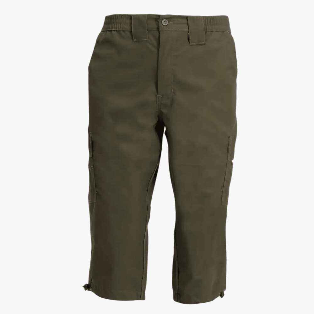 Sniper Mens Flex Trail 3/4 Cargo Shorts Olive | Sniper