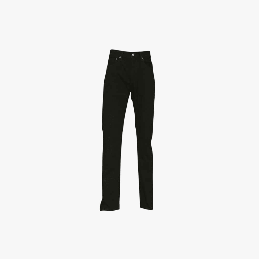 Levis Mens 505 Reg Straight Leg Jean Blk
