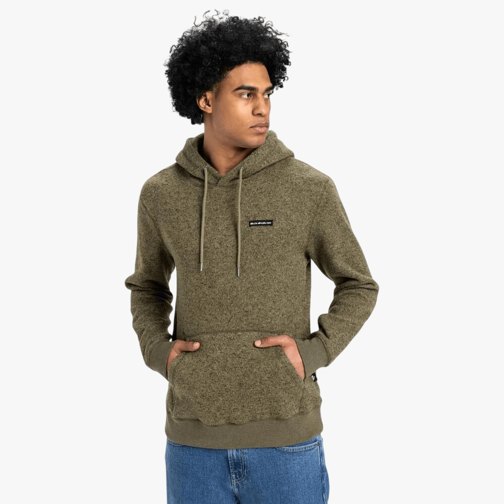 Quiksilver Mens Keller Pullover Hoody Aloe Heather | Quiksilver