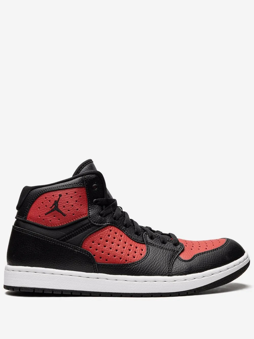 Nike Mens Jordan Access Mid Sneaker Black Red