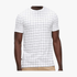 Polo Mens Printed Grid Short Sleeve Tee White | Polo
