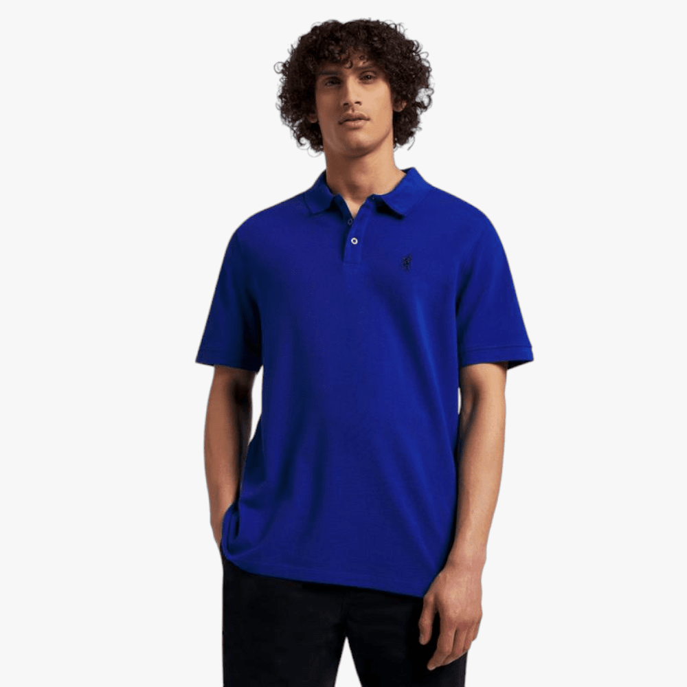 Pringle Mens Core Pima Pique Golfer Cobalt | Pringle