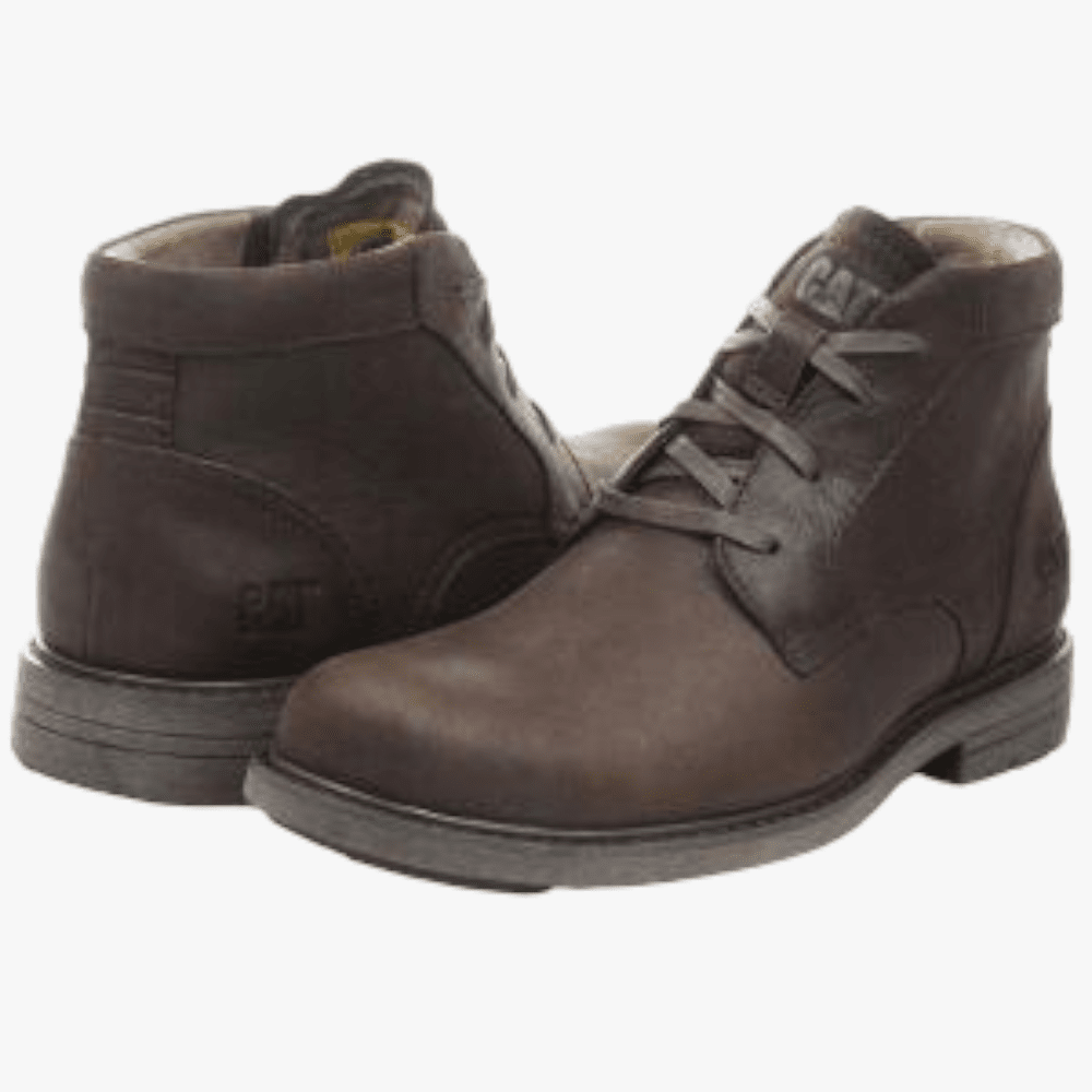 Caterpillar Mens Brock Mid Lace Up Boot Mulch | Caterpillar