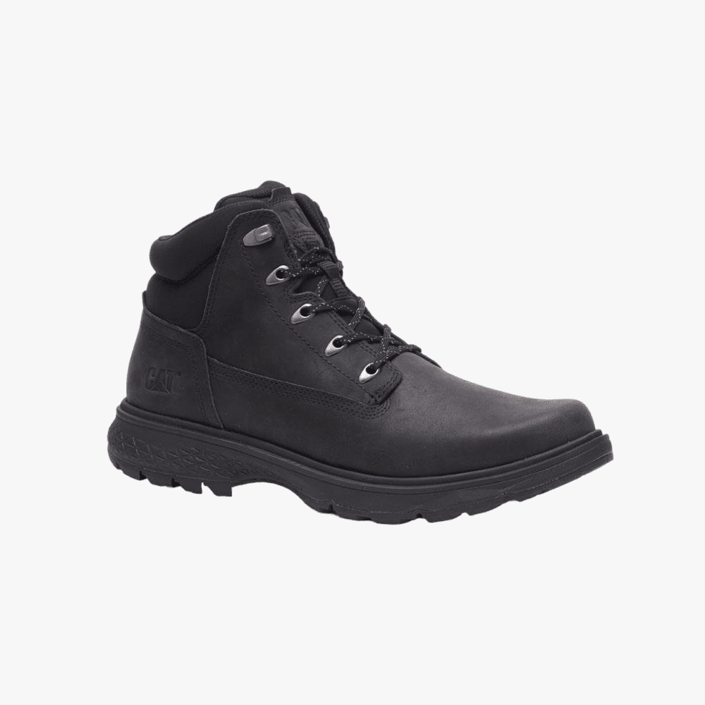 Caterpillar Mens Outrider Leather Boot Black | Caterpillar