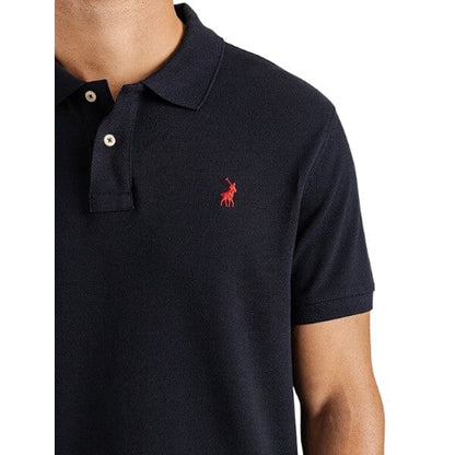 Polo Mens Stretch Pique Short Sleeve Golfer Navy | Polo