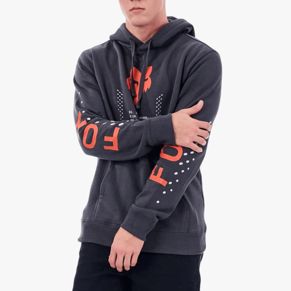 Fox Mens Shield Hoodie Asphalt Grey | Fox