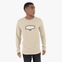 Guess Mens Box Logo Short Sleeve Tee Light Brown | Guess