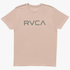 Rvca Mens Big Rvca Short Sleeve Tee Pale Mauve | Rvca
