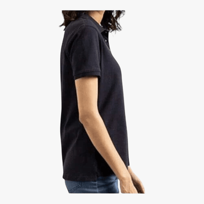 Polo Womens Margot Small Pony Stretch Short Sleeve Golfer Navy | Polo