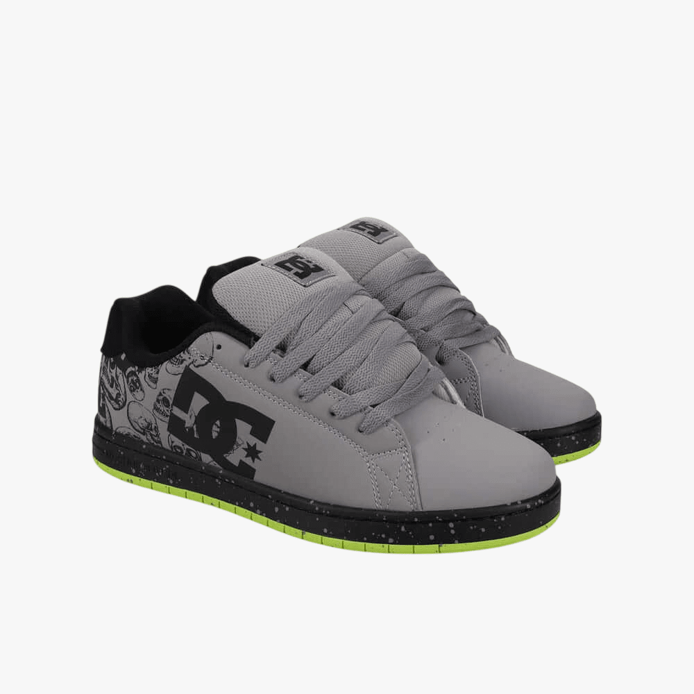 Dc Mens Gaveler 2.0 Sneaker Grey Black Lime | DC