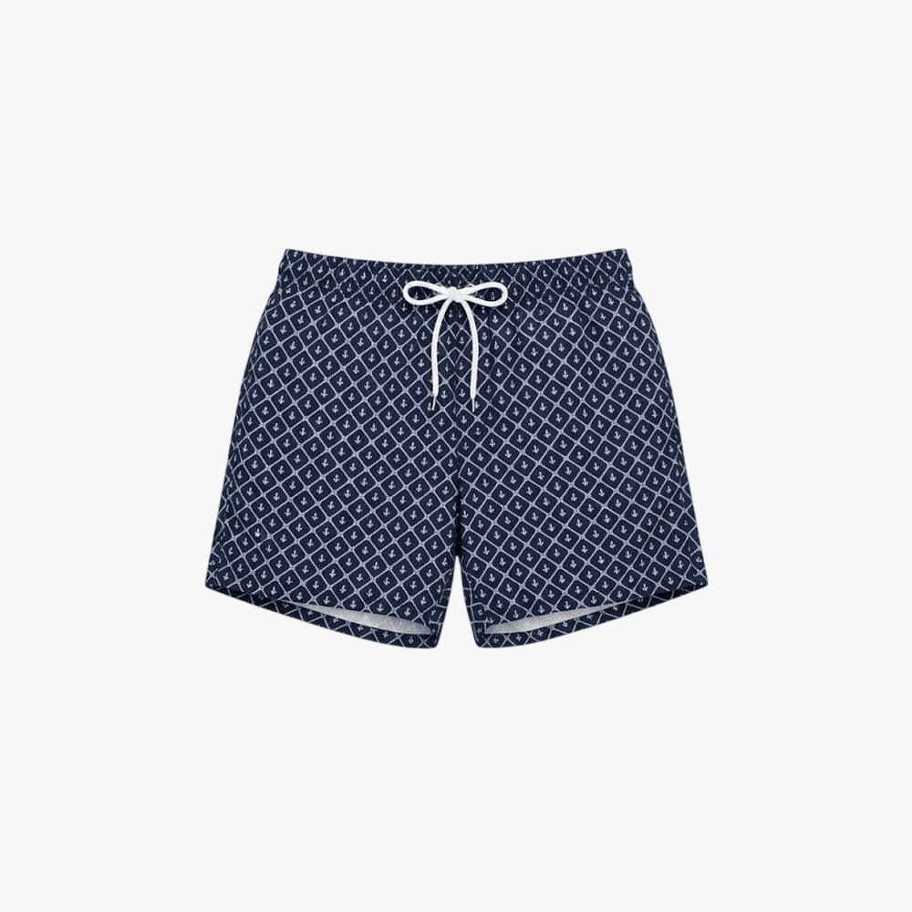 Brands Mens Swim Shorts Small Anchor Navy | No Rules