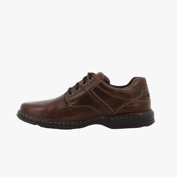 Hush Puppies Mens Bennett Leather Chestnut