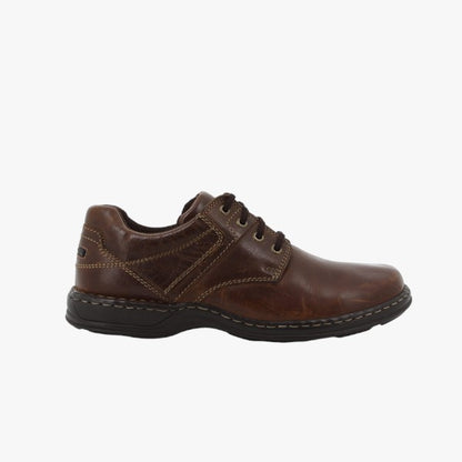 Hush Puppies Mens Bennett Leather Chestnut