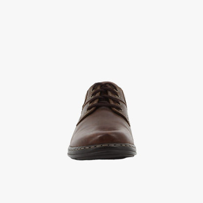 Hush Puppies Mens Bennett Leather Chestnut