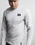 Soviet Mens Kobi Long Sleeve Tee Light Grey | Soviet