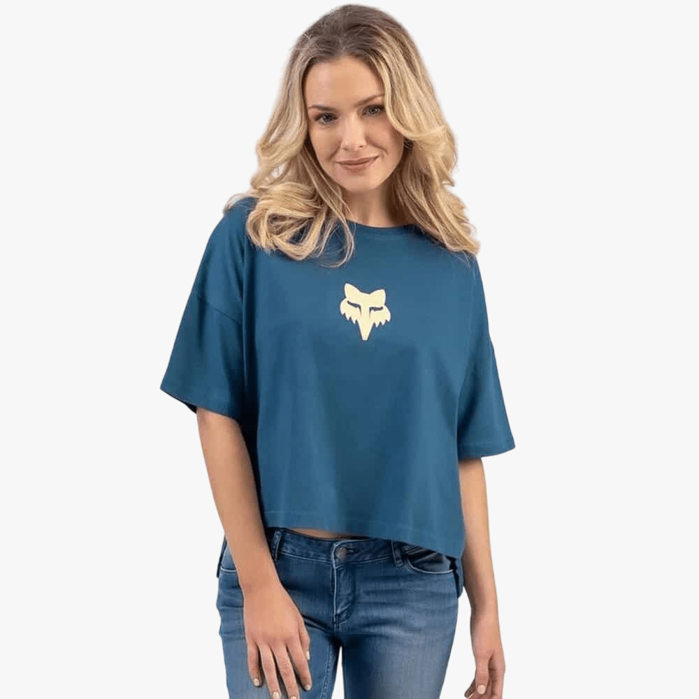Fox Womens Fox Head Short Sleeve Tee Dark Vintage | Fox