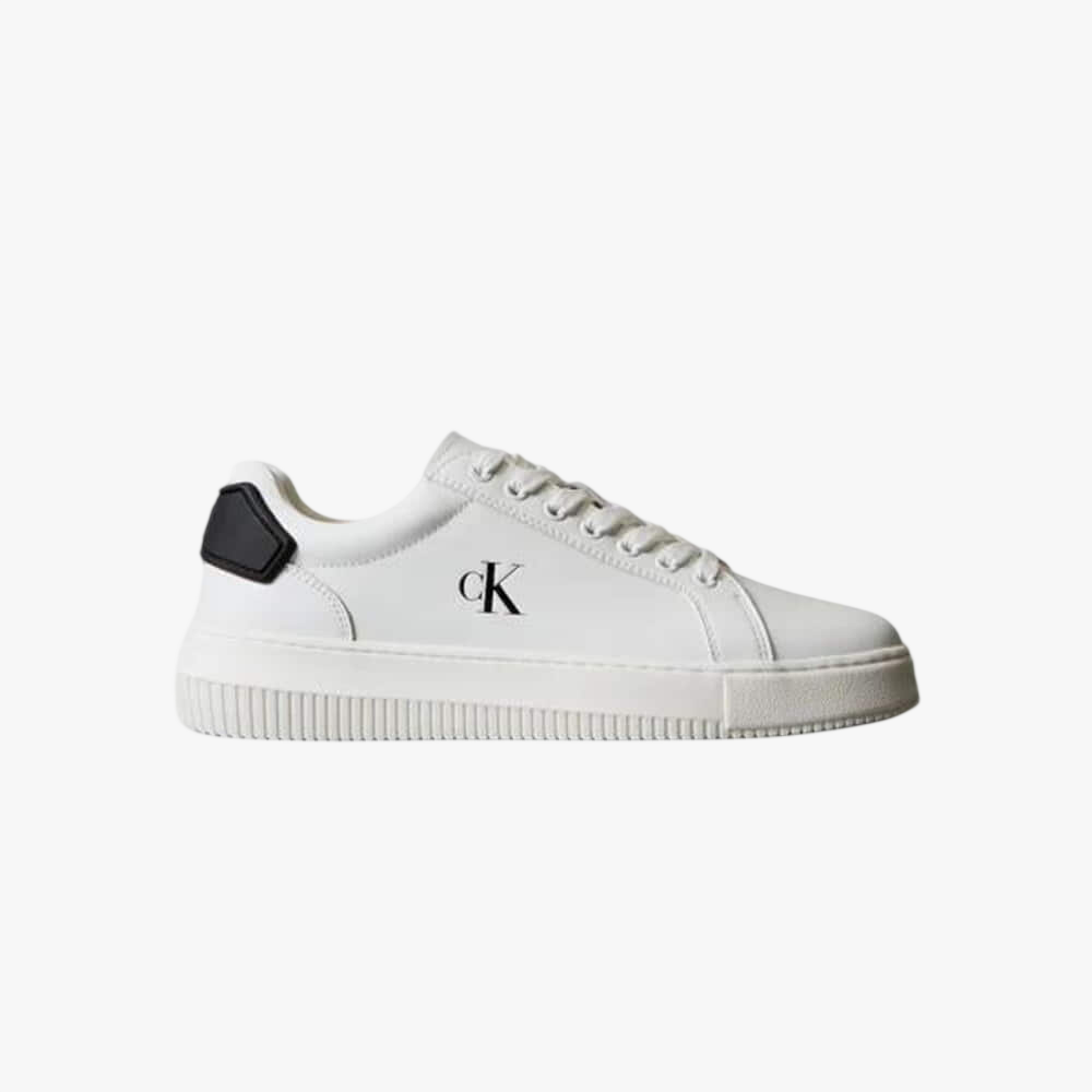 Calvin Klein Ck Chunky Cupsole Sneaker Mono Leather White
