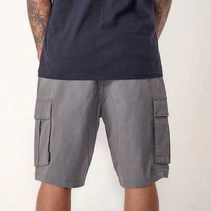 Fox Mens Slambozo 2.0 Cotton Canvas Walkshorts Pewter | Fox