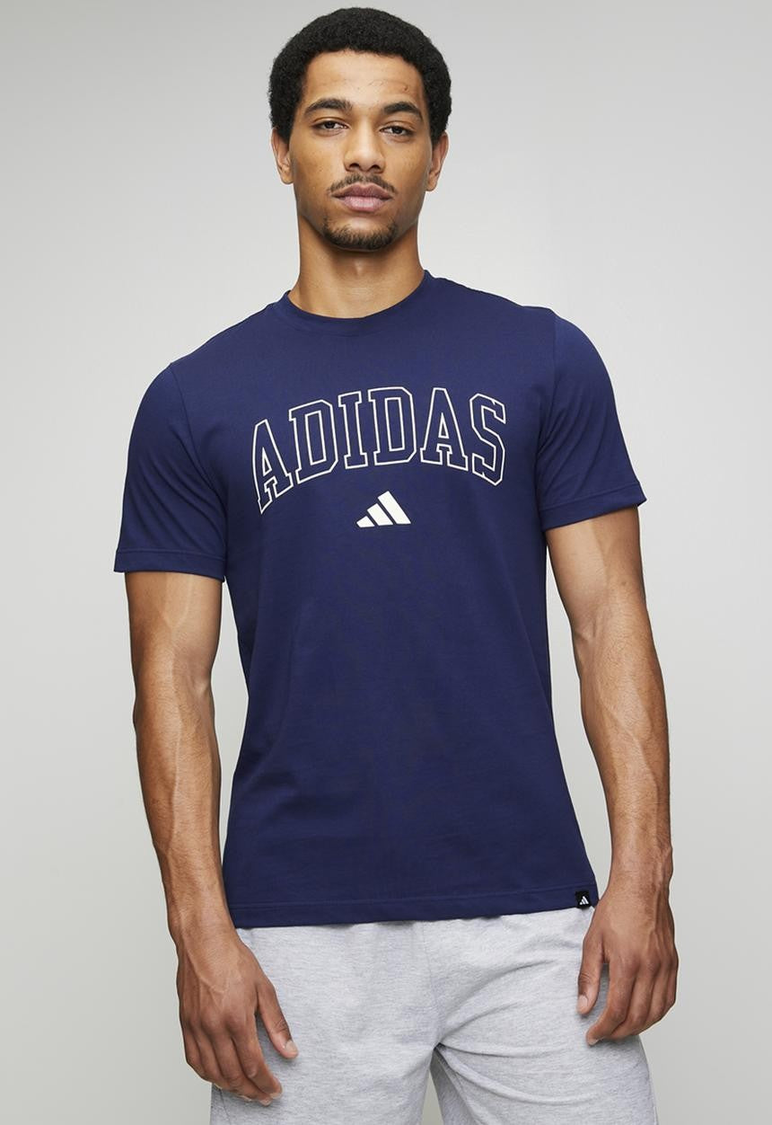 Adidas Mens Collegiate Tee Dark Blue