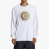Dc Mens Throwback Long Sleeve Tee White | Dc