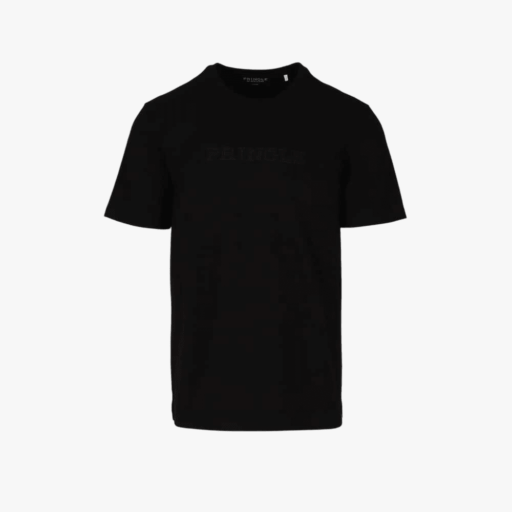 Pringle Mens Roger Embroid Tee Black | Pringle